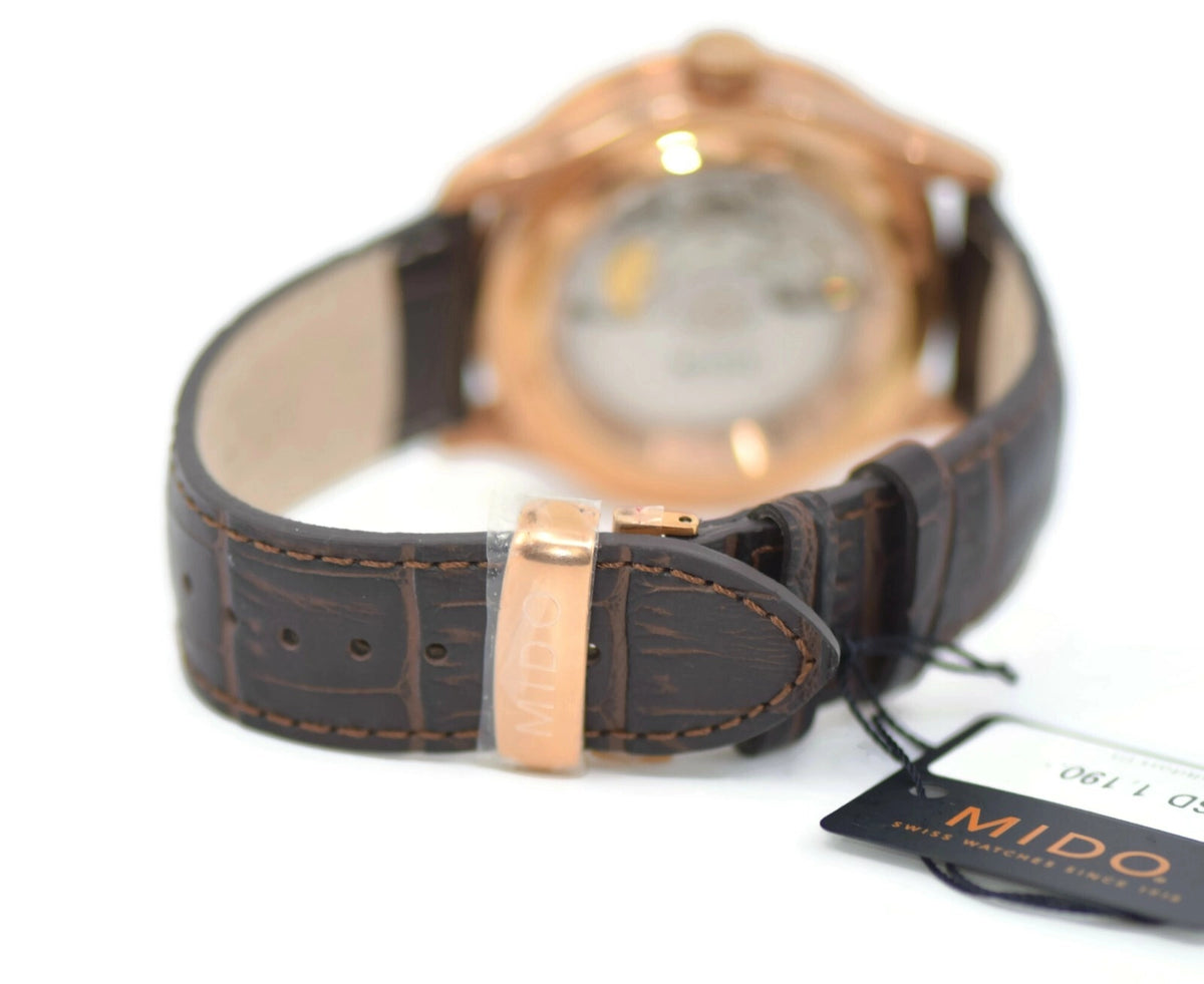 Mido Multifort Dual Time Stainless Steel Watch M038.429.36.061.00