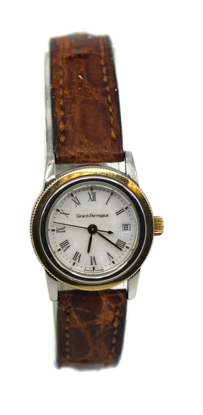 Girard Perregaux Two Tone Stainless Steel Watch 1300