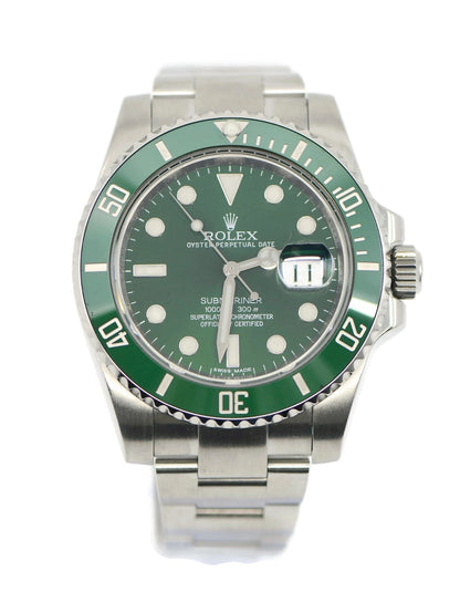 Rolex Submariner Hulk Stainless Steel Watch 116610LV
