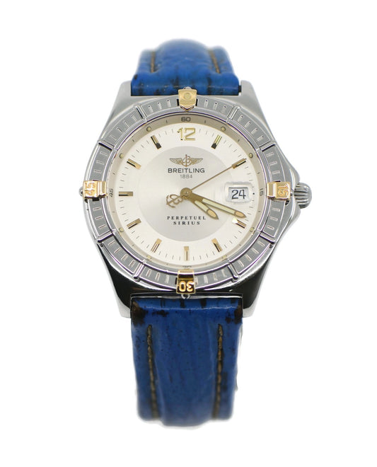 Breitling Sirius Perpetual Two Tone Stainless Steel Watch B62011