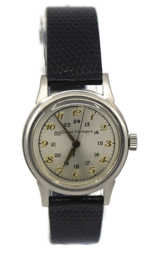 Girard Perregaux Vintage Stainless Steel Watch