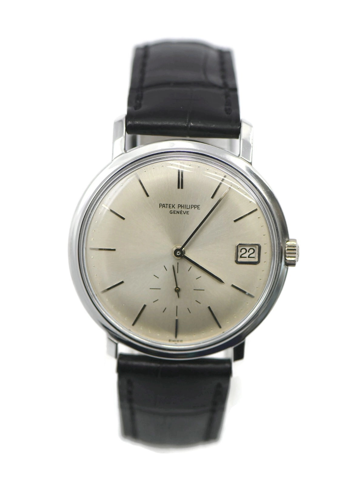 Patek Philippe Calatrava 18K White Gold Watch 3445G