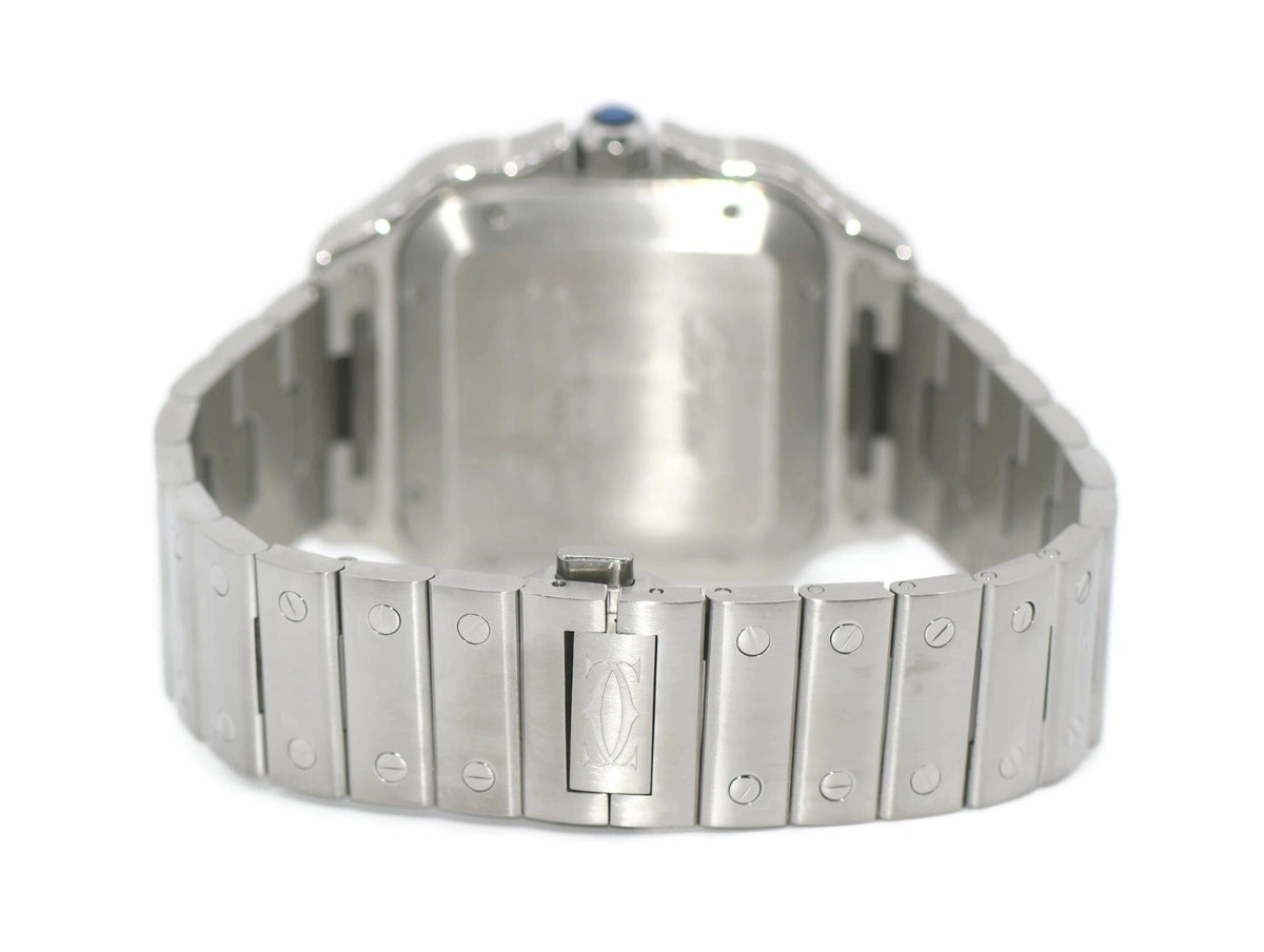 Cartier Santos Large Stainless Steel Watch WSSA0071