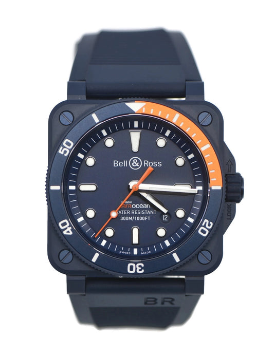 Bell & Ross Tara Ocean Blue Ceramic Watch BR0392DC