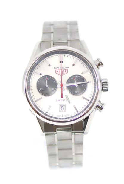 Tag Heuer Carrera Cal 17 Chronograph Stainless Steel Watch CV2119