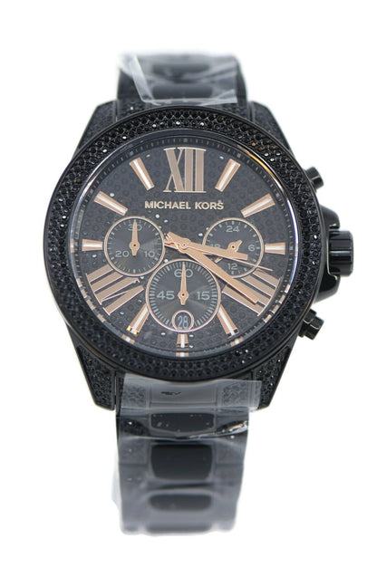 Michael Kors Wren Black Stainless Steel Watch MK6708