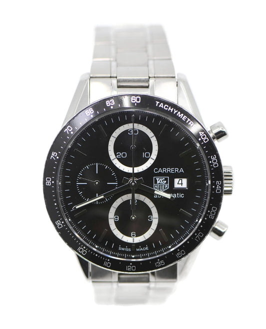 Tag Heuer Carrera Chronograph Stainless Steel Watch CV2010