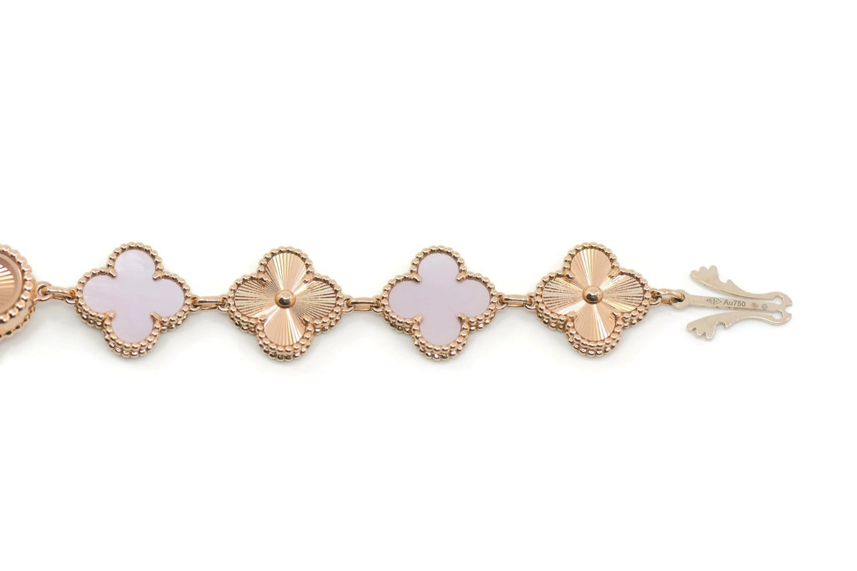 Van Cleef & Arpels Sweet Alhambra 18K Rose Gold Watch