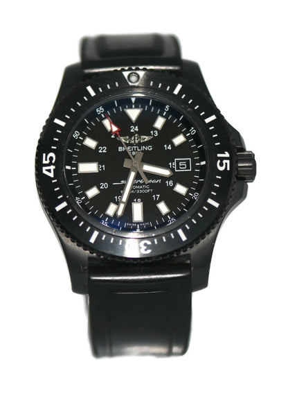 Breitling Superocean Black Steel Watch M17393