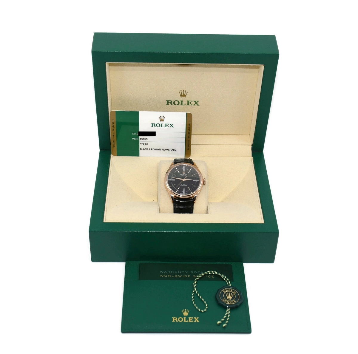 Rolex Cellini 18K Rose Gold Watch 50505