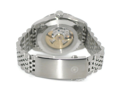 Jack Mason Canton Day Date Stainless Steel Watch
