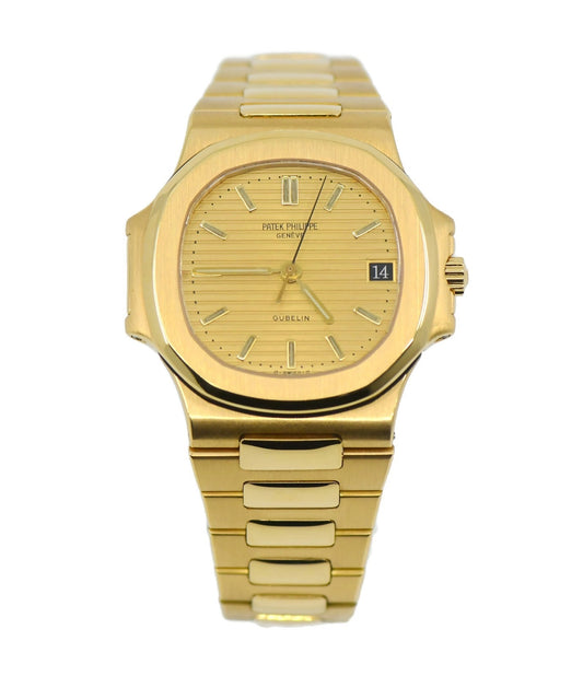 Patek Philippe Nautilus Gubelin 18K Yellow Gold Watch 3800/1J