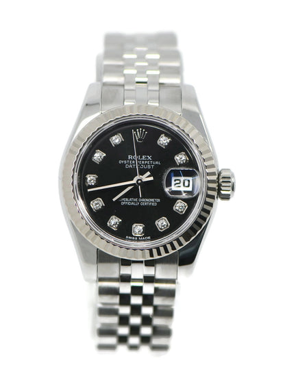 Rolex Datejust Diamond Stainless Steel Watch 179174