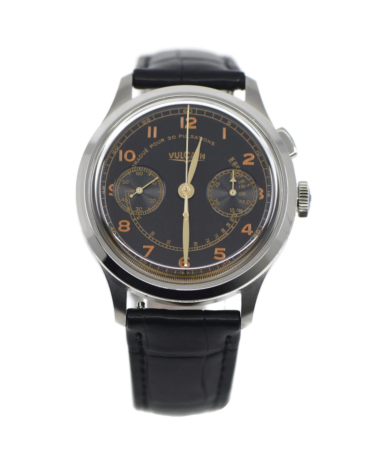 Vulcain Monopusher Heritage Stainless Steel Watch 650167