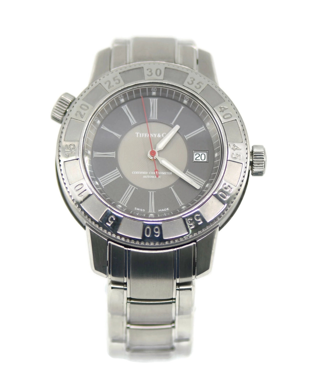 Tiffany & Co Stainless Steel Watch T-57