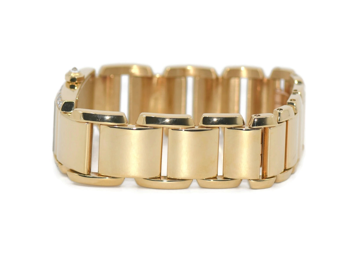 Cartier Tankissime Diamond 18K Yellow Gold Watch WE70017H