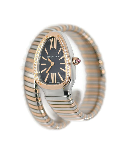 Bulgari Serpeti Diamond 18K/Stainless Steel Watch 102098