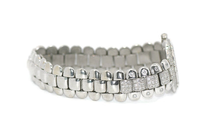 Delaneau Gstaad Diamond 18K White Giold Watch L600