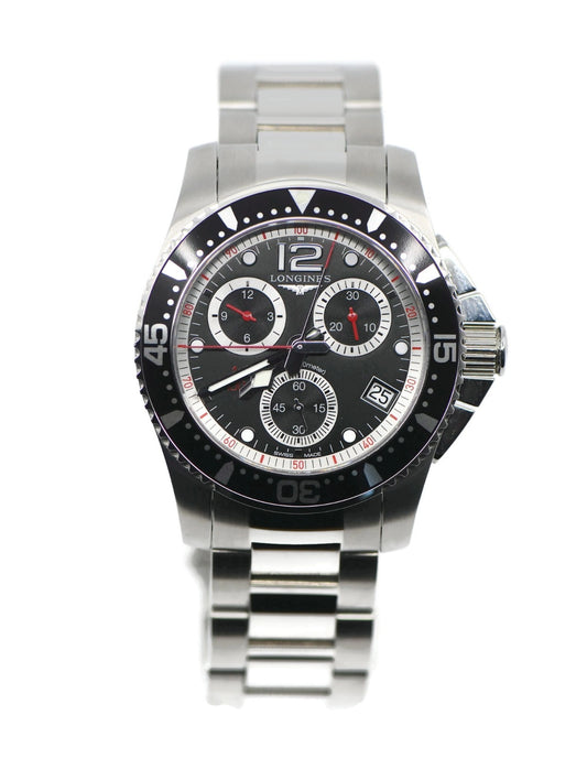 Longines Conqeust Chronograph Stainless Steel Watch L37434566