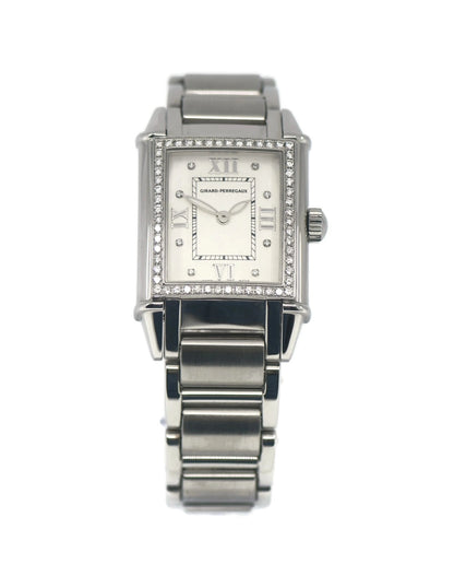 Girard Perregaux Vintage Diamond Stainless Steel Watch 2574