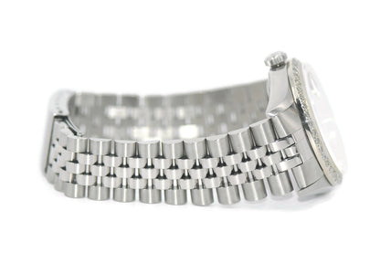 Rolex Datejust Diamond Stainless Steel Watch 16234