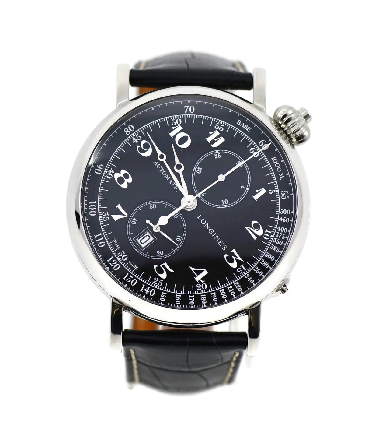 Longines Heritage Lindbergh Aviation A-7 Stainless Steel Watch L2.779.4