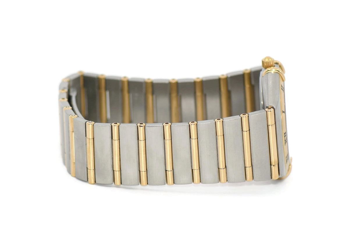 Omega Constellation Two Tone Stainless Steel Watch