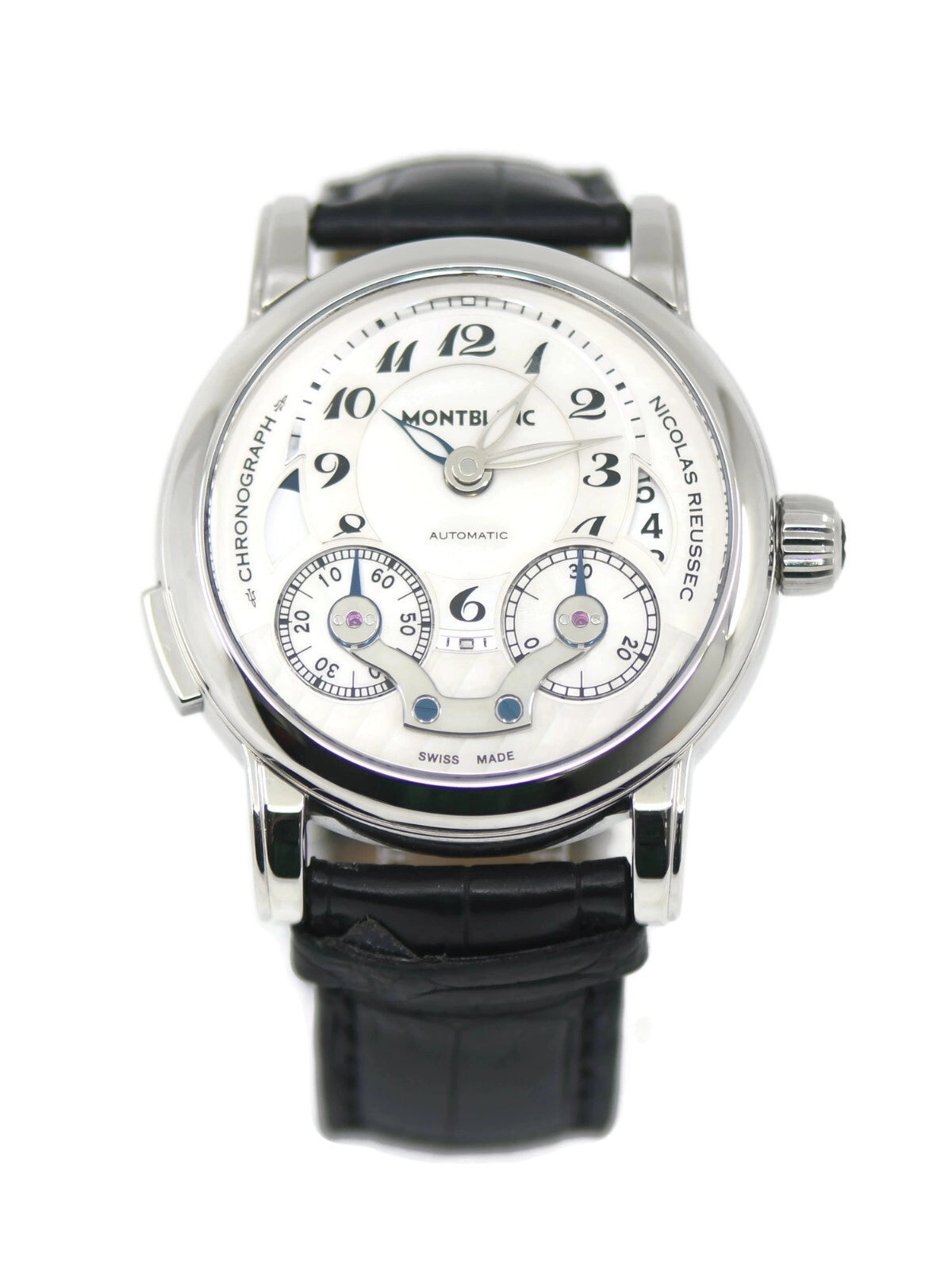 Montblanc Nicolas Rieussec Stainless Steel Watch 106595