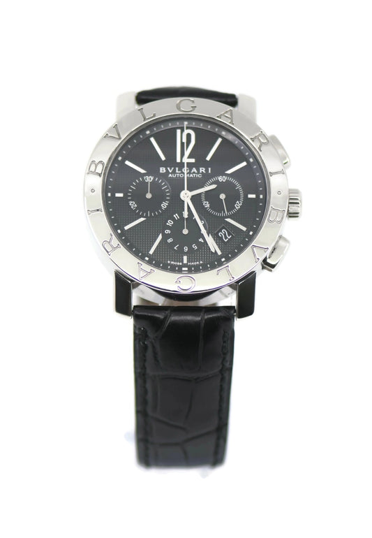 Bulgari Chronograph Stainless Steel Watch BB42SL