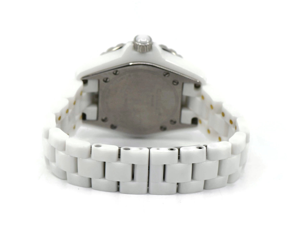 Chanel J12 Diamond White Ceramic Watch H1628