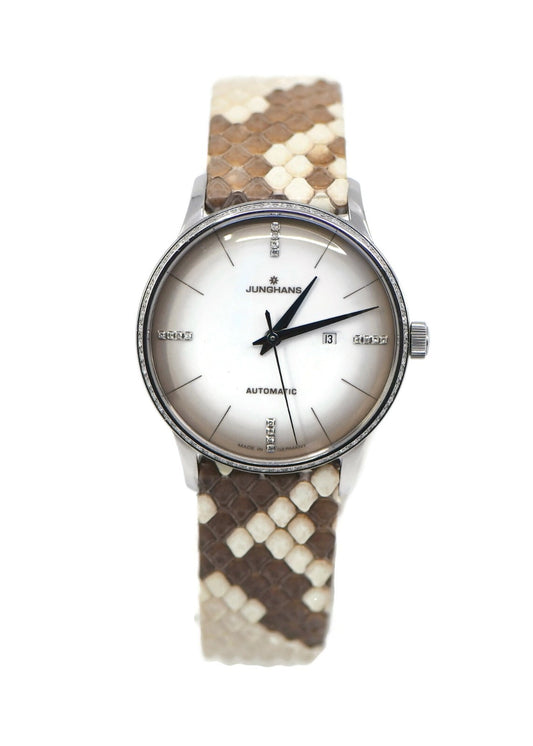 Junghans Meister Damen Diamond Stainless Steel Watch 27/4847.00
