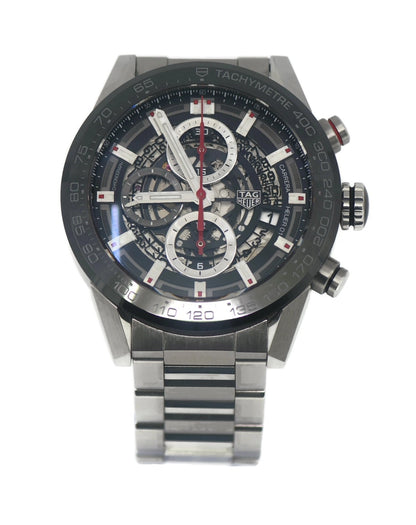 Tag Heuer Carrera 01 Chronograph Stainless Steel Watch CAR201V