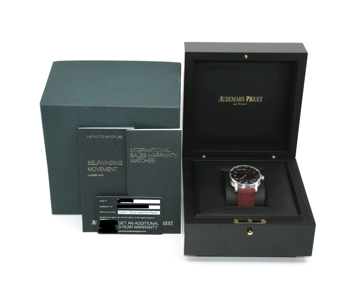 Audemars Piguet Code 11:59 18K White Gold Watch 15210BC