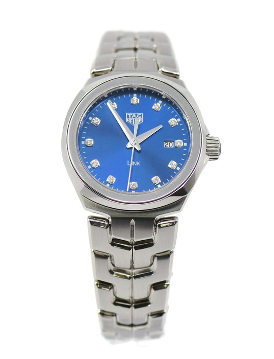 Tag Heuer Link Diamond Stainless Steel Watch WBC1318