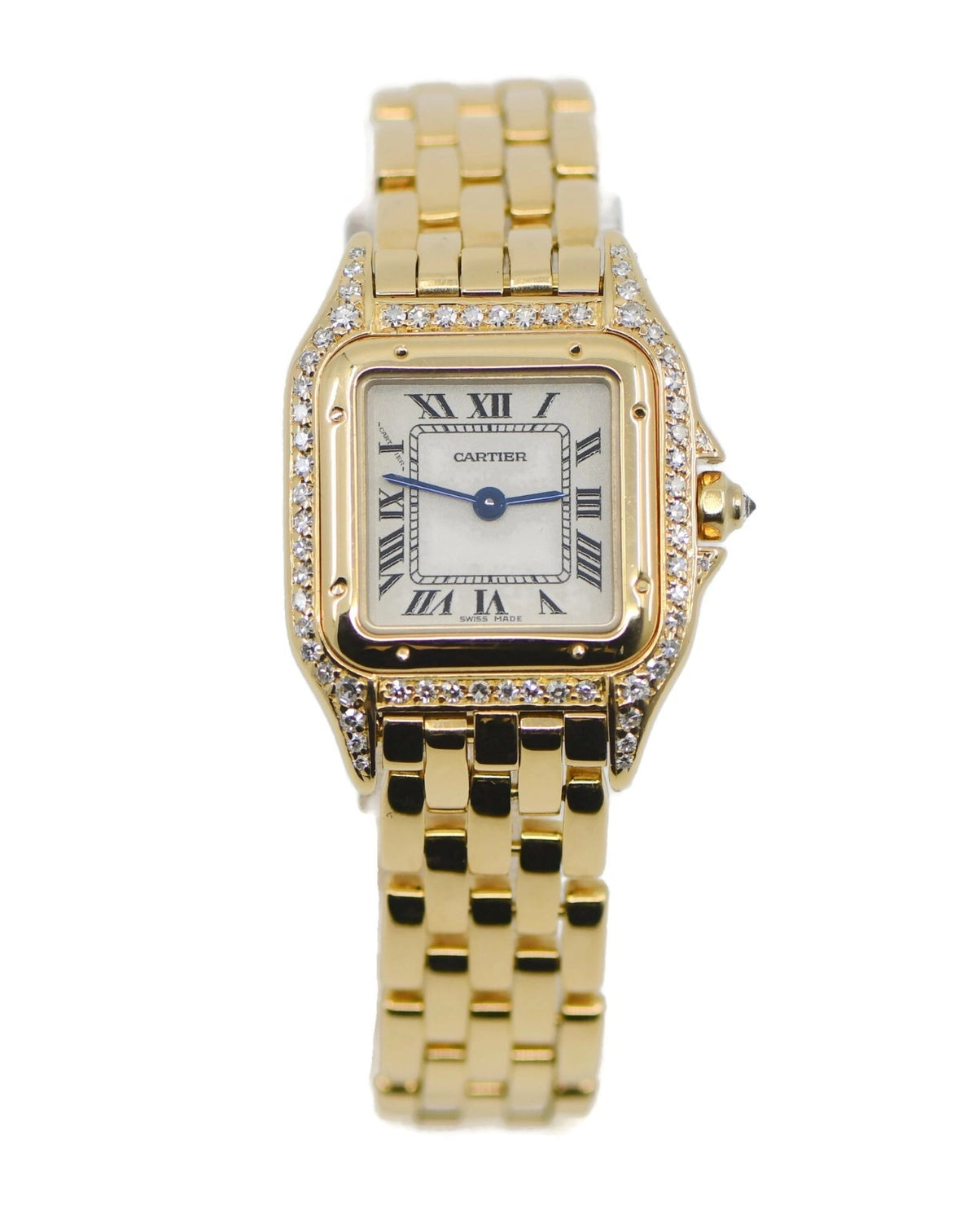 Cartier Panthere Diamond 18K Yellow Gold Watch 866911