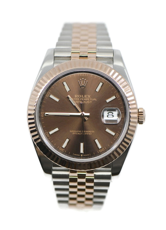 Rolex Datejust 41 Chocolate 18K/Stainless Steel Watch 126331