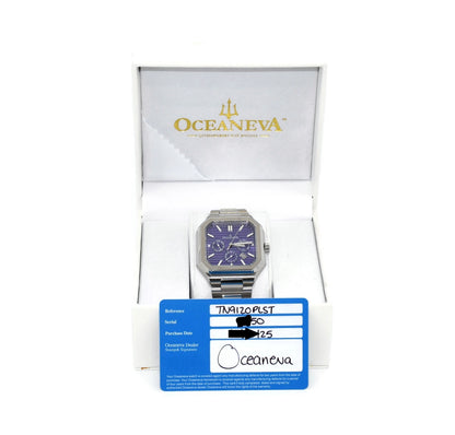 Oceaneva Tenuis Stainless Steel Watch TN9120PLST