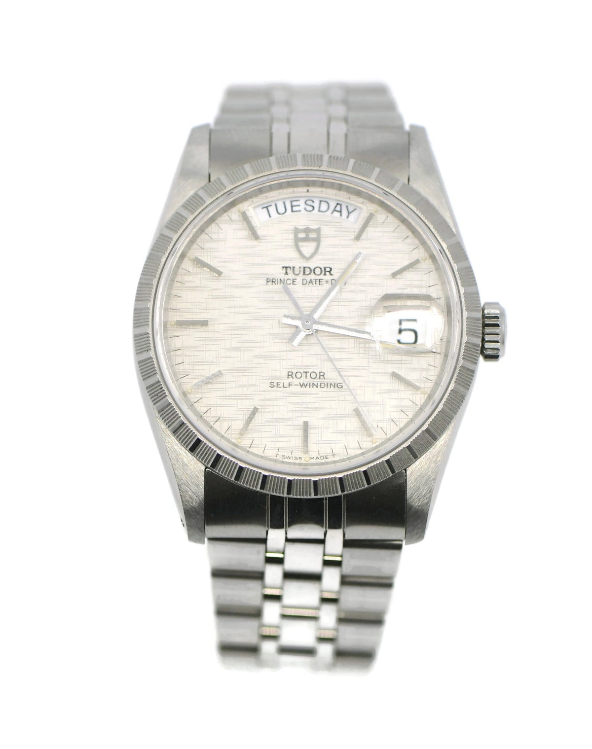 Tudor Prince Day Date Stainless Steel Watch 76210