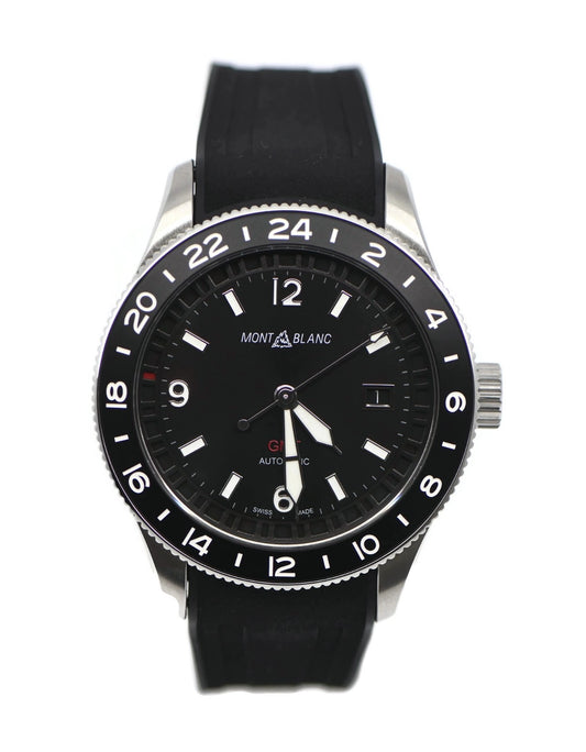 Montblanc 1858 GMT Stainless Steel Watch 129766