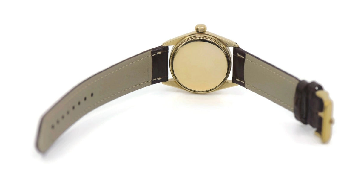 Rolex Oyster Perpetual 14K Yellow Gold Watch 6551