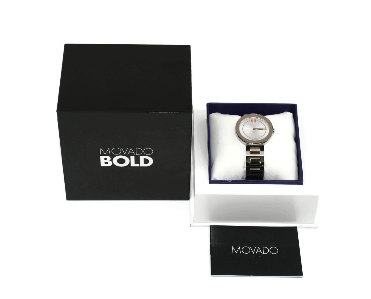Movado Bold Stainless Steel Watch 3600533