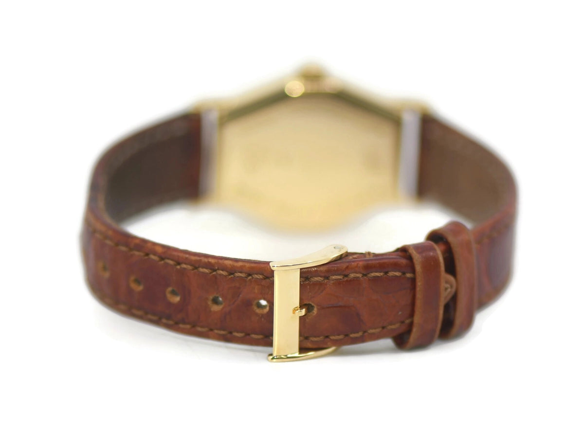 Alfred Dunhill Octagon 18K Yellow Gold Watch