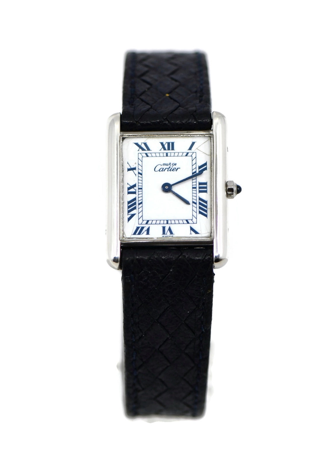 Cartier Tank Sterling Silver Watch 681006
