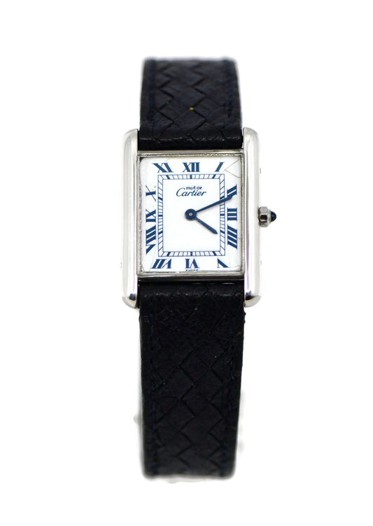 Cartier Tank Sterling Silver Watch 681006