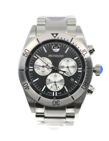 Movado Chronograph Stainless Steel Watch 0607439