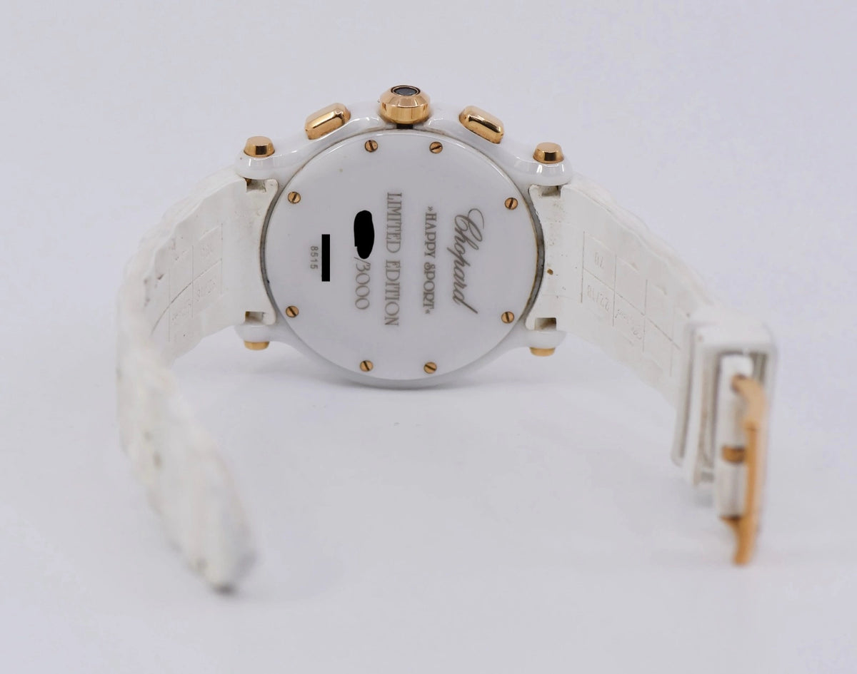 Chopard Happy Sport Diamond 18K/Ceramic Watch 288515
