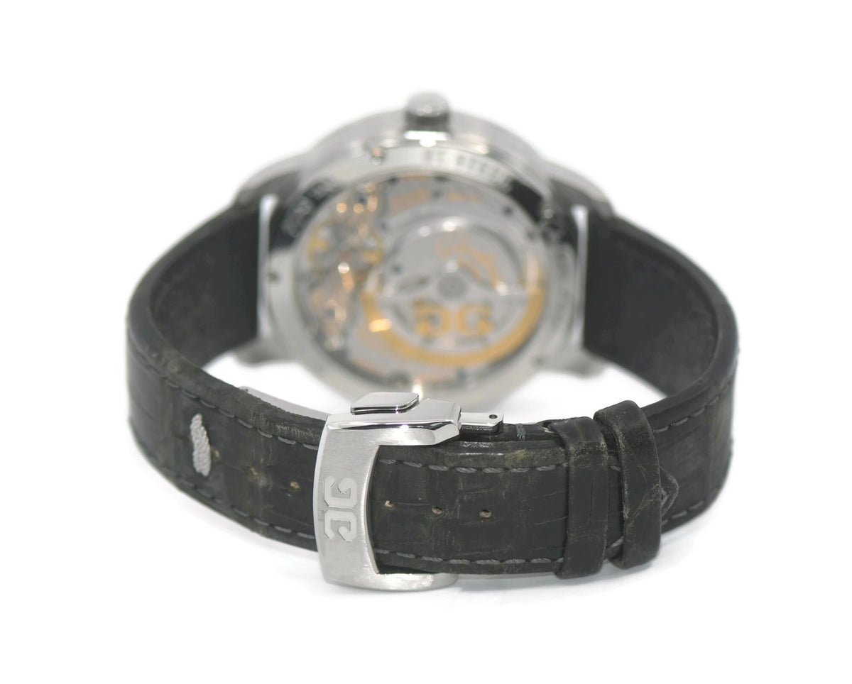 Glashutte Original Panomaticlunar Stainless Steel Watch 90-02-36-12-05