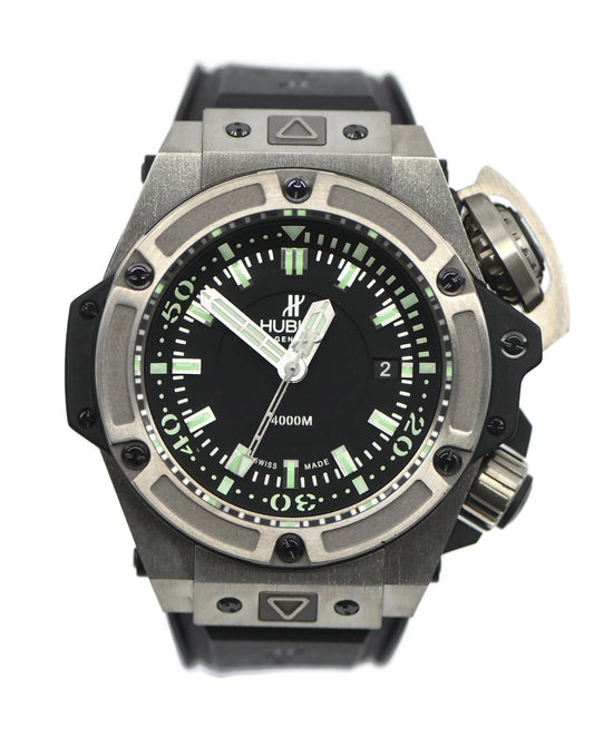 Hublot King Power Oceanographic Titanium Watch 731.NX.1190.RX