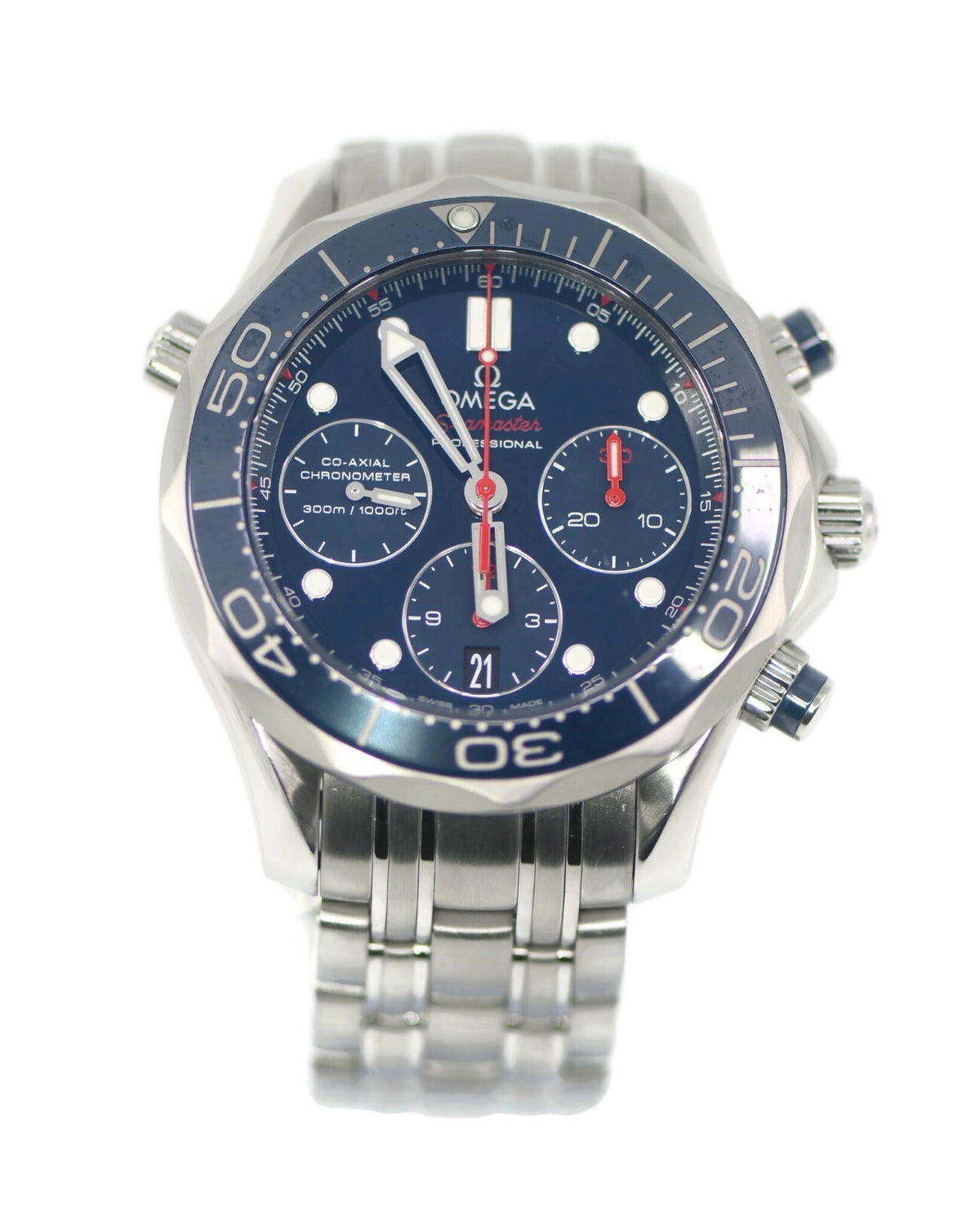 Omega Seamaster Chronograph Stainless Steel Watch 212.30.42.50.03.001