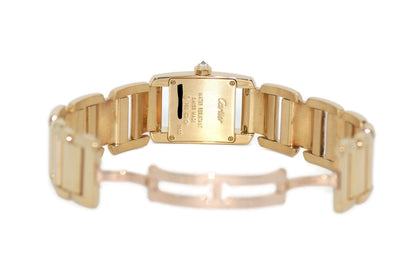 Cartier Tankissime Diamond 18K Yellow Gold Watch WE70017H